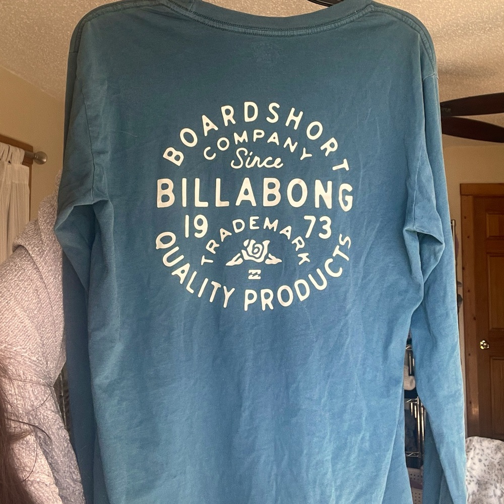 billabong long sleeve shirt